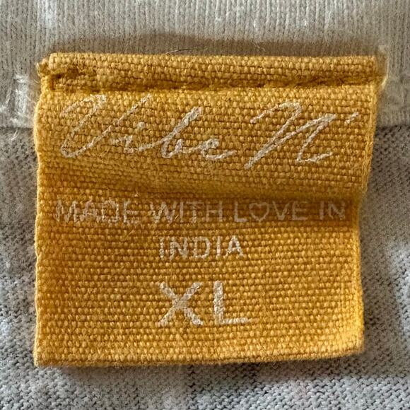 VIBE N' Cropped "Wildflower" T-Shirt XL Newspaper Print Subliminal Hippie Urban - Picture 5 of 10